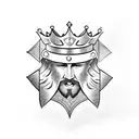 king arthur tattoo design idea