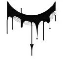 broken chain tattoo design idea