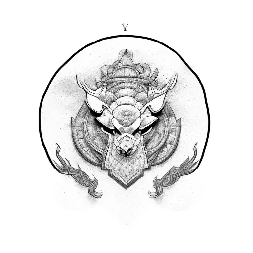 strength, nordic symbols,  tattoo design idea