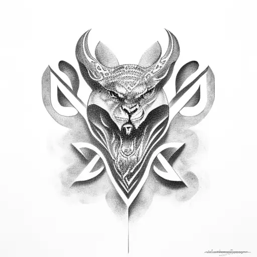 strength, nordic symbols, tattoo design idea