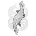 Pisces Gemini  tattoo design idea
