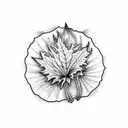 All Blacks fern tattoo design idea