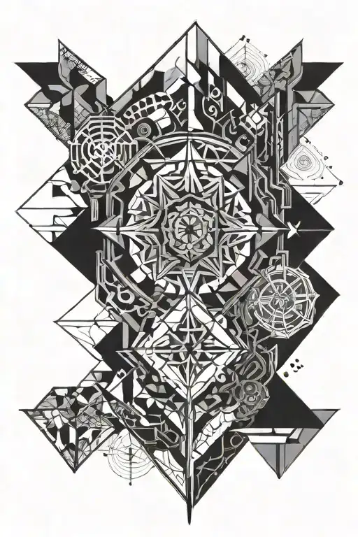 power tattoo design idea