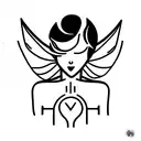 angel VS demon libra tattoo design idea