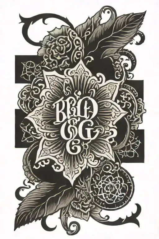 bible verse Proverbs 16:9 tattoo design idea