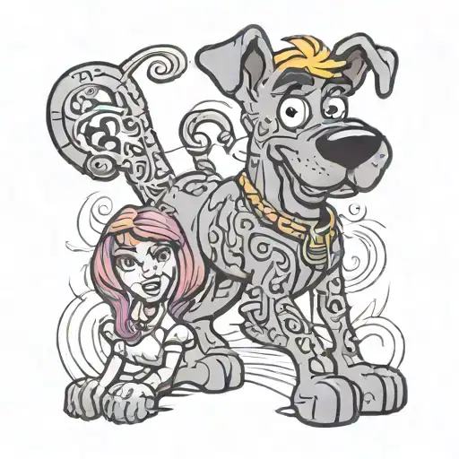 scooby doo tattoo design idea
