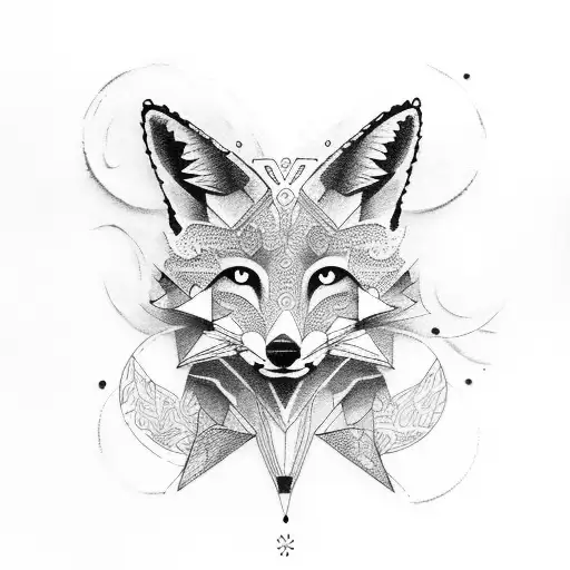 foxy tattoo design idea