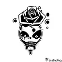 alien zombie tattoo design idea