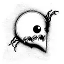 alien zombie tattoo design idea