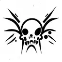 alien zombie tattoo design idea