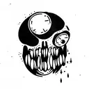 alien zombie tattoo design idea