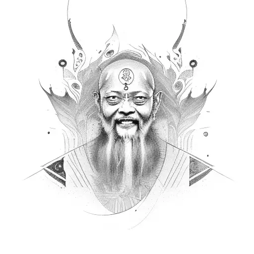 osho with josh tattoo design idea