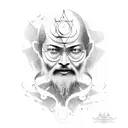 osho with josh tattoo design idea