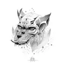 osho with josh tattoo design idea