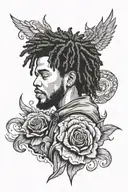 love yourz j cole tattoo design idea
