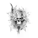 death eater tattoo design idea