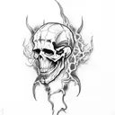 death eater tattoo design idea
