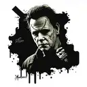 Michael myers tattoo design idea