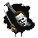 Michael myers tattoo design idea