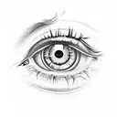 Evil Eye tattoo design idea