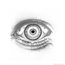 Evil Eye tattoo design idea