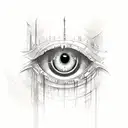 Evil Eye tattoo design idea