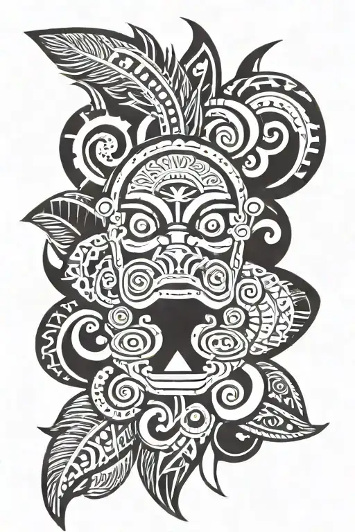 Filipino-Chamorro Tribal Islander Tattoo Design tattoo design idea