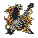 Metallica logo tattoo design idea