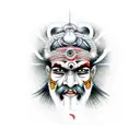 aghori shiva  tattoo design idea