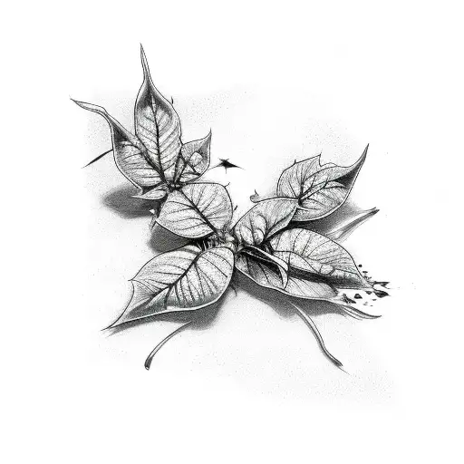 poison ivy  tattoo design idea