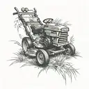 lawnmowers tattoo design idea
