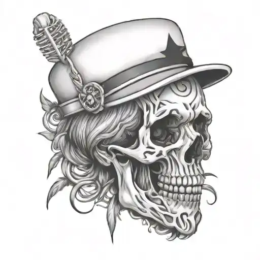 dead nurse tattoo for men tattoo design idea