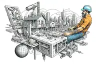 civil engineer building  tattoo design idea