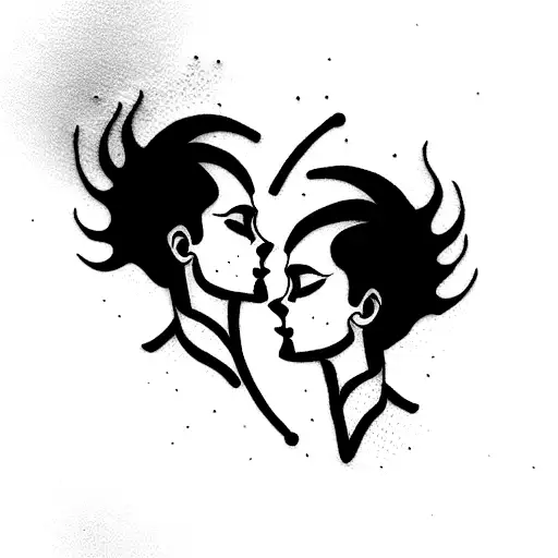 punk matching tattoos for romantic couples tattoo design idea