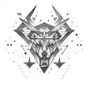 Orion constellation tattoo design idea