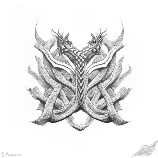hydra tattoo design idea