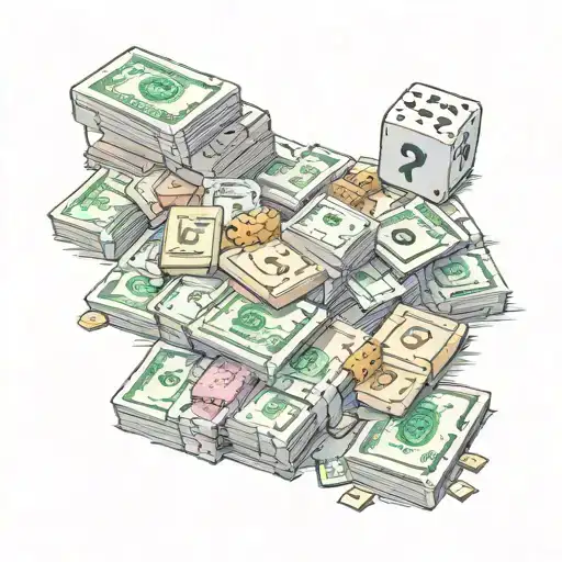 rich or risk? tattoo design idea