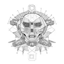 Cyborg Sleeve tattoo design idea