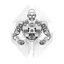 Cyborg Sleeve tattoo design idea