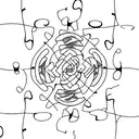 puzzle tattoo design idea