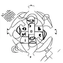 2 puzzle tattoo design idea