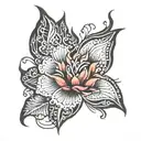 Saad Manisha tattoo design idea