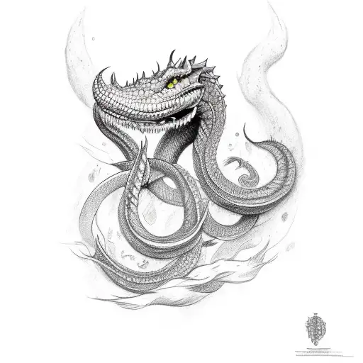  jormungandr tattoo tattoo design idea