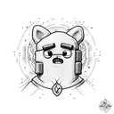 Finn from Adventure time but realistic tattoo design idea