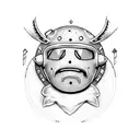 Finn from Adventure time but realistic tattoo design idea