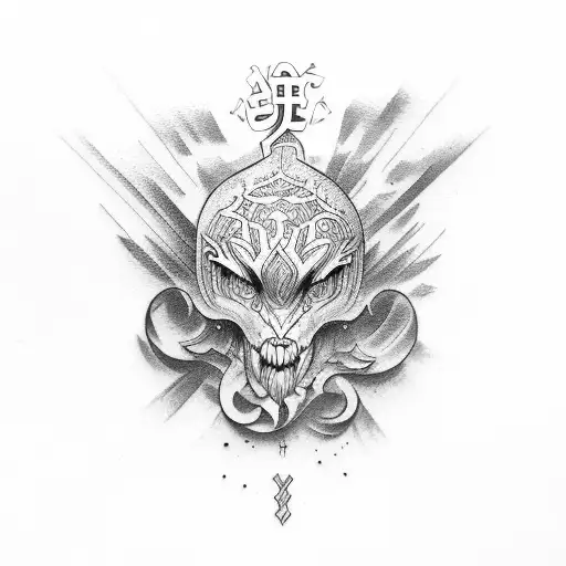 Bible verse in different language tattoo design idea