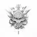 Bible verse in different language tattoo design idea