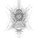 Bible verse in different language tattoo design idea