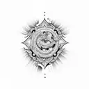 Bible verse in different language tattoo design idea