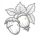 acorn   tattoo design idea
